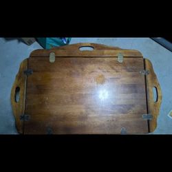 Ethan Allen Folding Sides Coffee Table