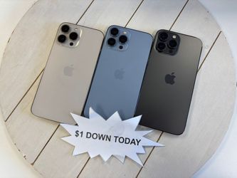 🔥   Unbeatable Prices! - iPhone 13 Pro Max 5G- Only $5 Down to Start!📱 Smartphone 