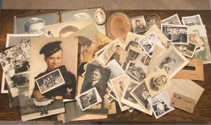 Vintage Antique Lot of Photographs and Frames