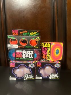 NeeDoh Toys, cloud, Jack-Glow Lanterns, fuzz ball, color change