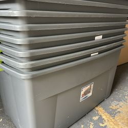 Heavy Duty 45 Gallon Rolling Totes 
