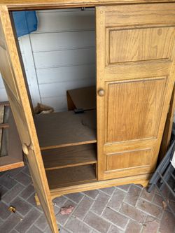 Solid Oak Tv Console