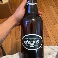 Jets Budweiser Bottle