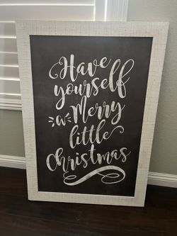 Christmas Wood Picture