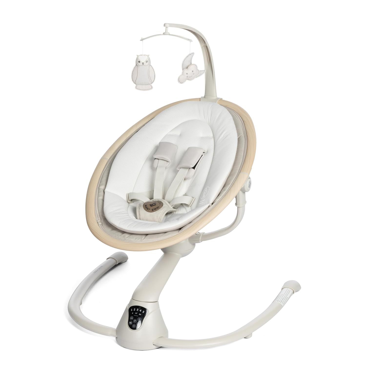 Maxi Cosi Cassia Baby Swing Smart Motion 360° Rotation Lightweight Classic Oat
