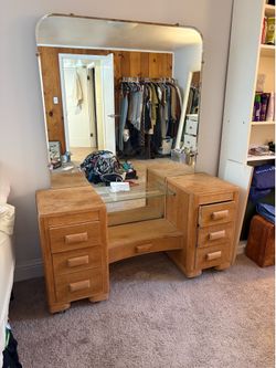 Vintage Wood Vanity