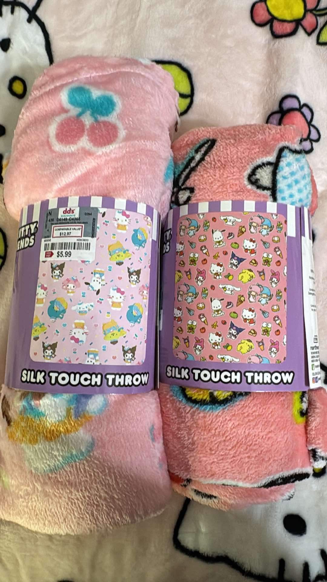 Hello Kitty Small Throw Blankets