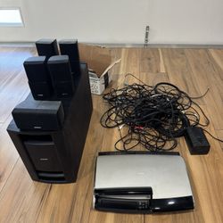 Bose Home Surround Sound System AV18 Media Center 