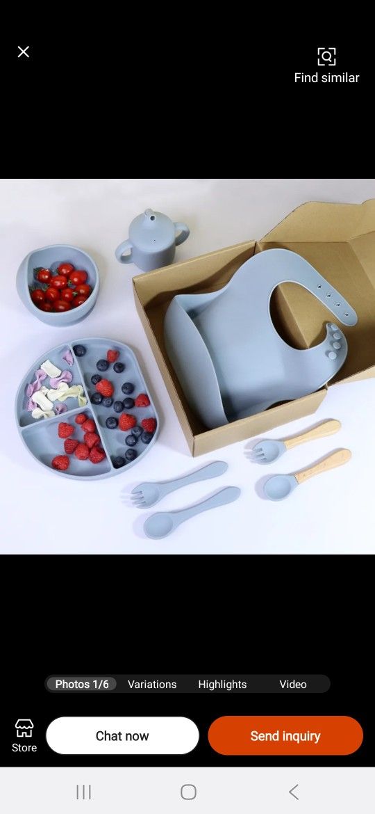 6PC Baby feeding set