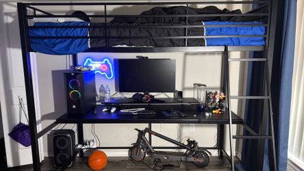 Gaming loft bed