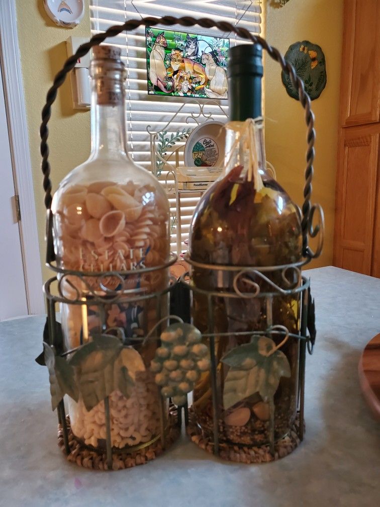 decorative bottle holder