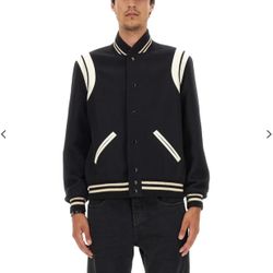 Saint Laurent Size 50 =LARGE Teddy Jacket Runs Small Fit For Medium Slim