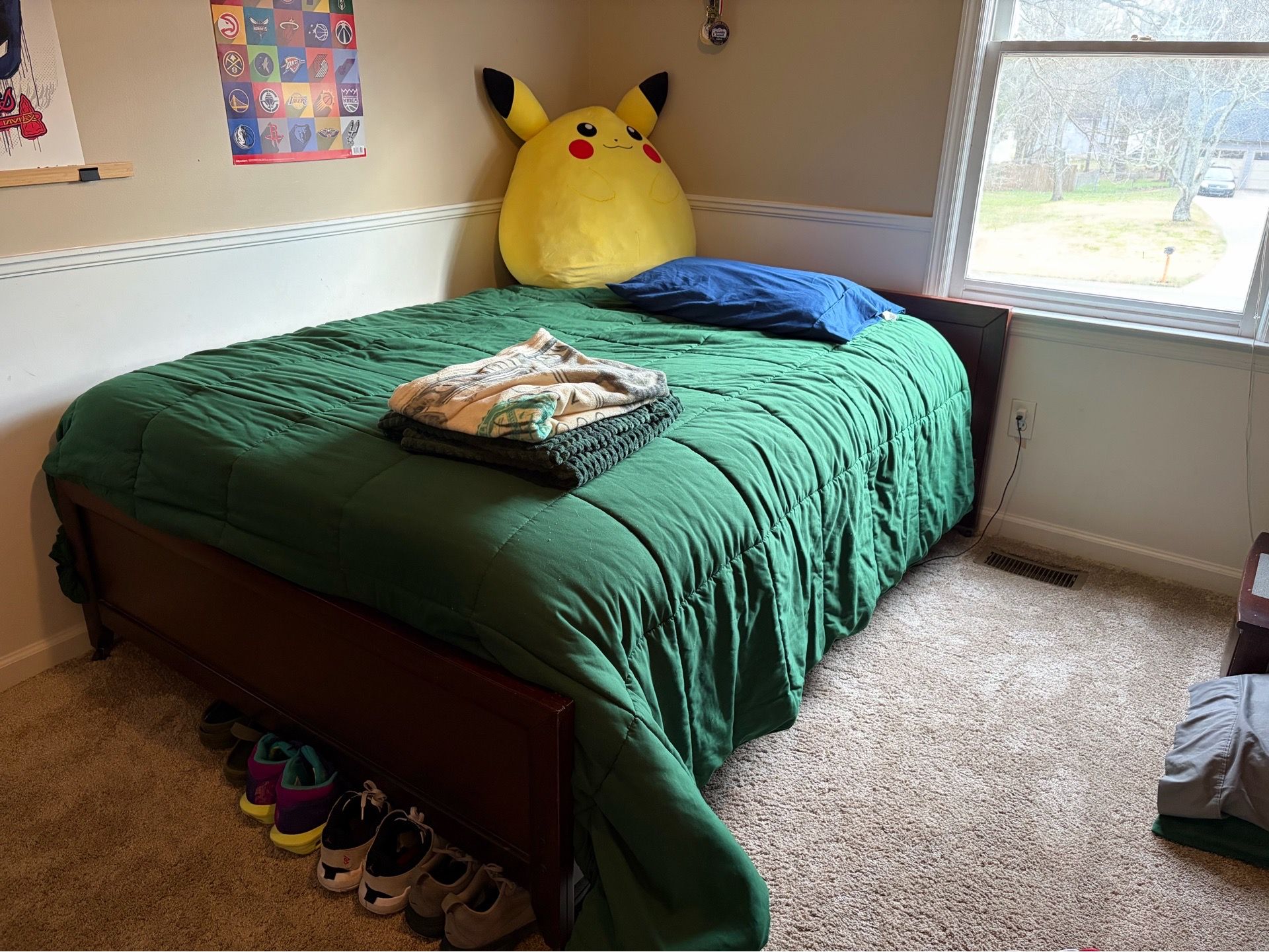 Bunk bed with full and twin