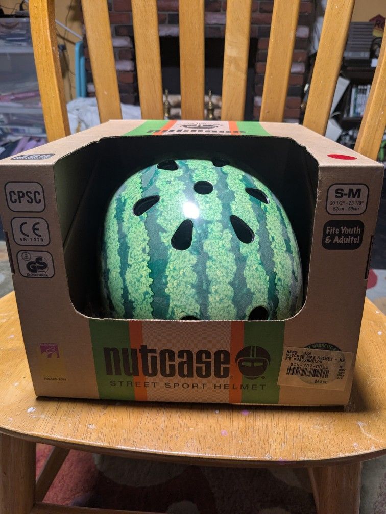 Nutcase Green Watermelon Street Sport Urban Helmet