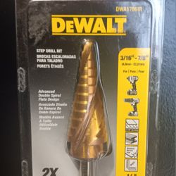 DEWALT STEP DRILL BIT