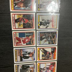 10 O-Pee-Chee 1990 Hockey Cards- All HOFers Gretzky, Lemieux, Roy, Messier, Yzerman