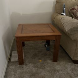 Set of 2 • Wooden Side Tables