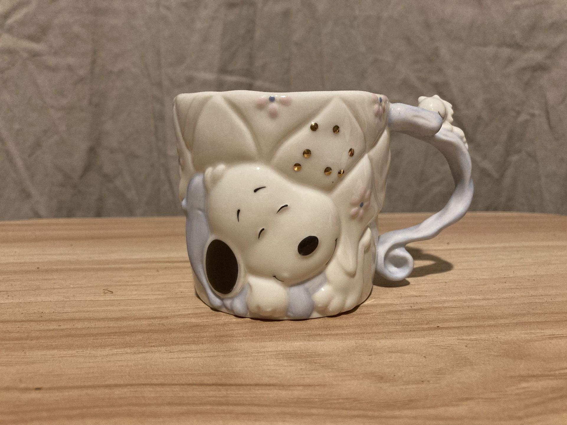 New-Lenox Baby Snoopy Porcelain Cup