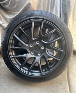 1 Like-New 18” Spare/Replacement Wheel Rim for Tesla Model 3 Highland Photon Glider in Excellent Condition! 235/45R18 Goodyear EV Tire 90% tread!