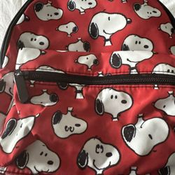 NEW Peanuts  SNOOPY Small Backpack - Purse Bag NWT