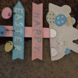 Wooden Easter Sign