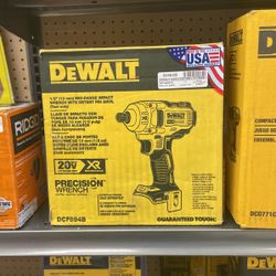 Dewalt 1/2” (13mm) Mid Range Impact Wrench With Detent Pin Anvil 