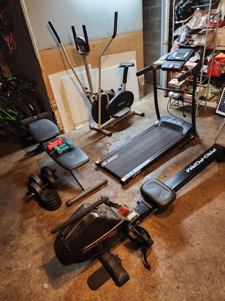 Home Gym Equipment - Full Set for Sale!