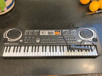 Compact 61 - Key Bandstand Electronic Keyboard with Mic