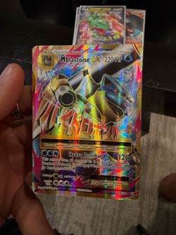 M Blastoise ex pokemon card