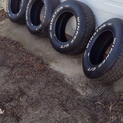 Winston Winner Gt  225-70-15 Vintage WL Tires