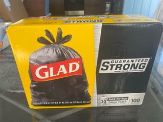 Trash Cans Bags ,  Large size  and Strong  ( 30 Fits  up to  Gallon can )  100 Bags