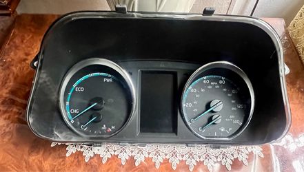 2017 Toyota Rav4 Used Speedometer Gauge Cluster VIN J 5th Digit Hybrid MPH   Mileages approximately 73K to 78K .