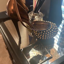 Black/bronze/ Gold Steve Madden