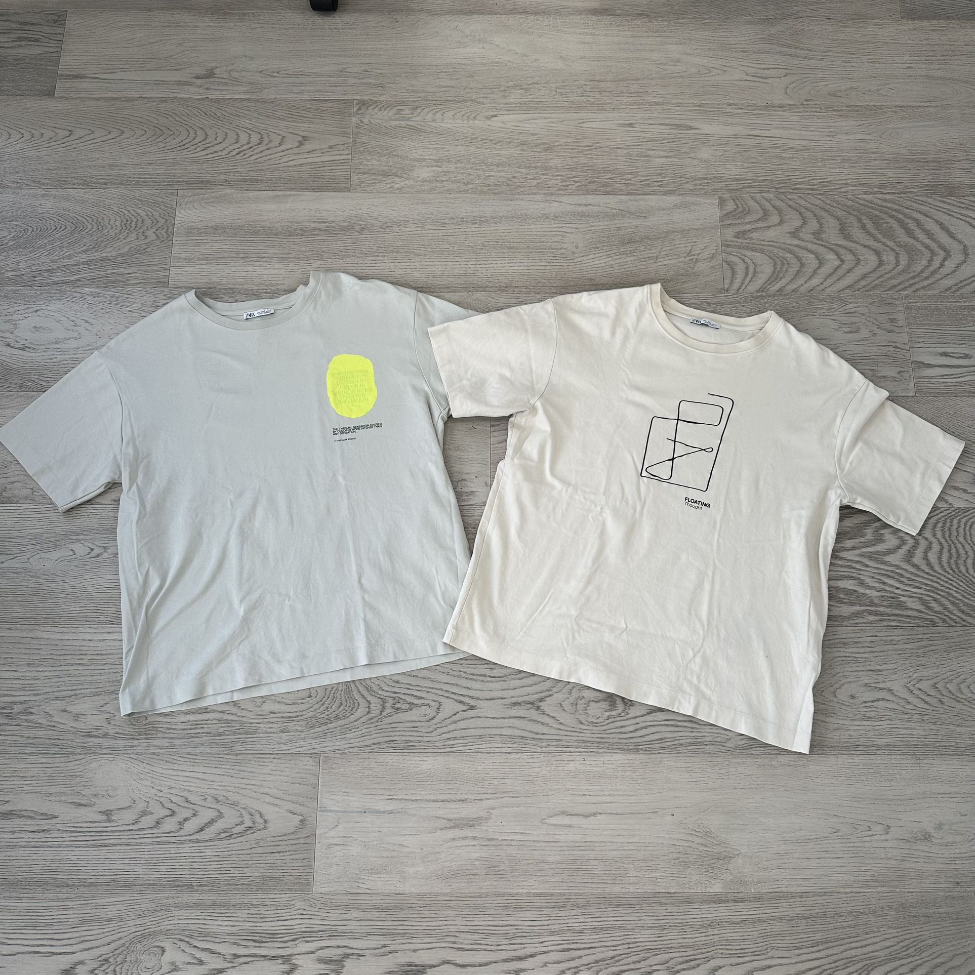 Set Of 2, Men’s Zara Shirts 100% Cotton