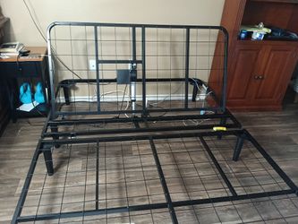 Electric Queen size bed frame with mattress