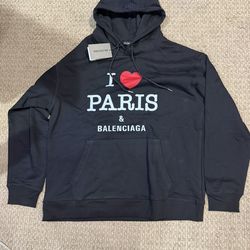 Balenciaga I Love Paris Hoodie