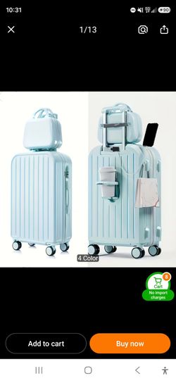Brand New Hard Shell Luggage Set with Travel Case