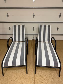 FREE Two Adjustable Lounge Chairs