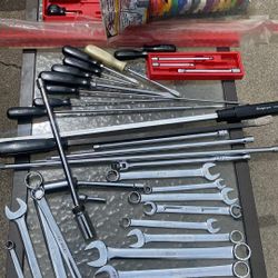 Professional Snap-on & Blue-Point Tool Set - Wrenches, Screwdrivers, & More