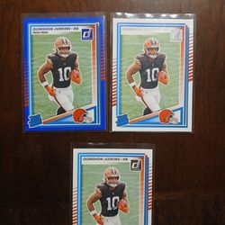 Football quinshon judkins rc cards
