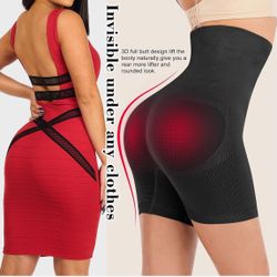 Shapewear Shorts For Women Tummy Control High Waist Body Shaper Compression Thigh Slimmer Butt Lifter Panties