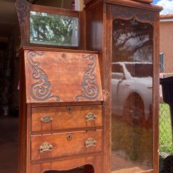 Antique Secretary Desk with bookcase