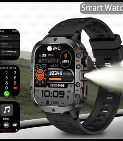 New Beautiful Smart Watch With Flashlight ...