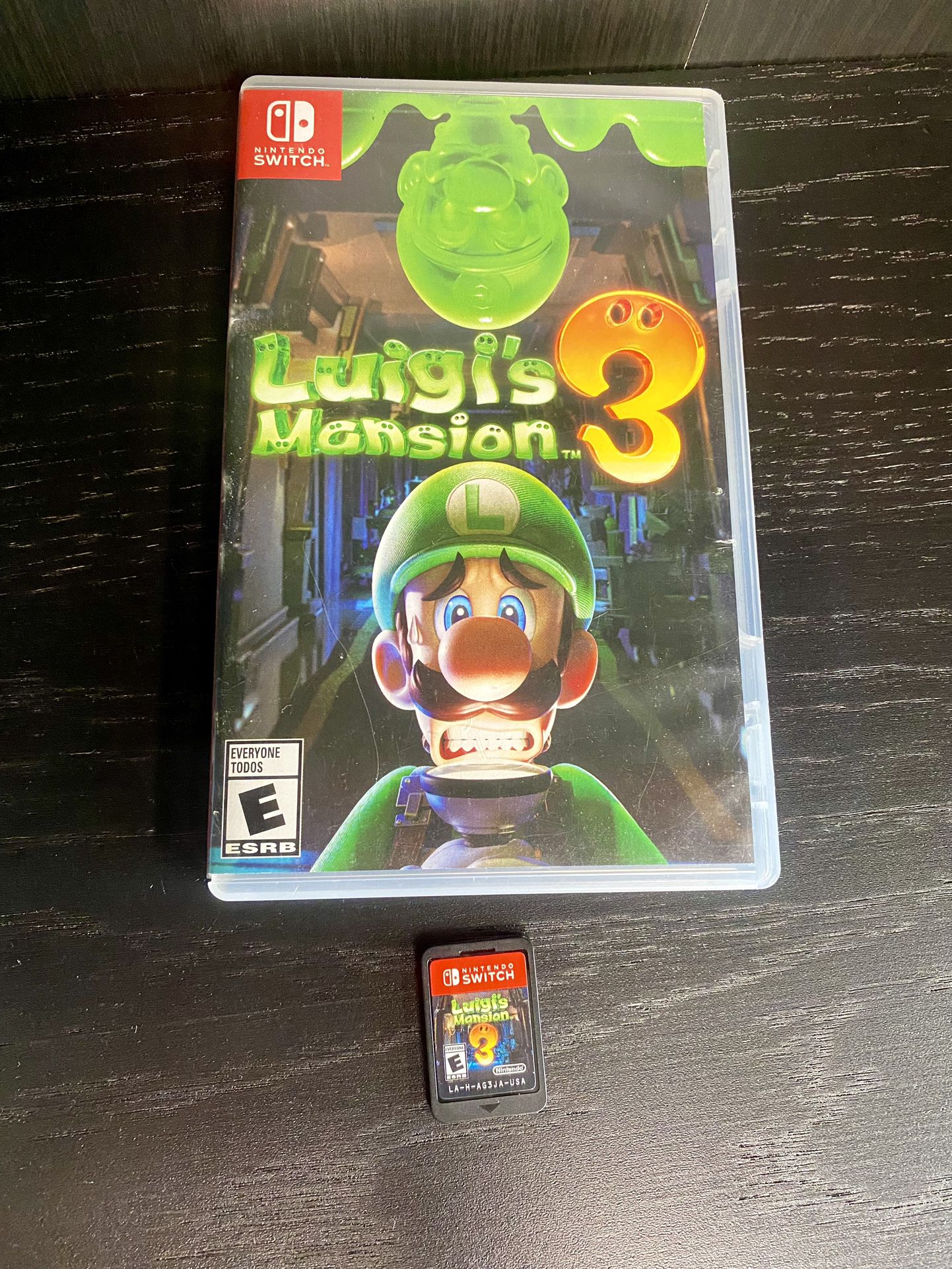 Luigi's Mansion 3 - Nintendo Switch - Mario Bros Cart + case CIB Authentic