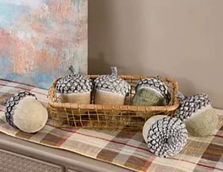 Set of 6 4.5" Acorns by Valerie