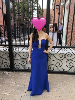 Camille La Vie, Formal Royal Blue Dress, Size 6, For Homecoming, Prom, Weddings, Gala, Parties,