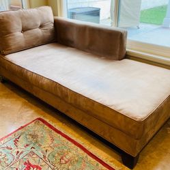 Couch Sofa Sectional Macy’s Brown Microfiber