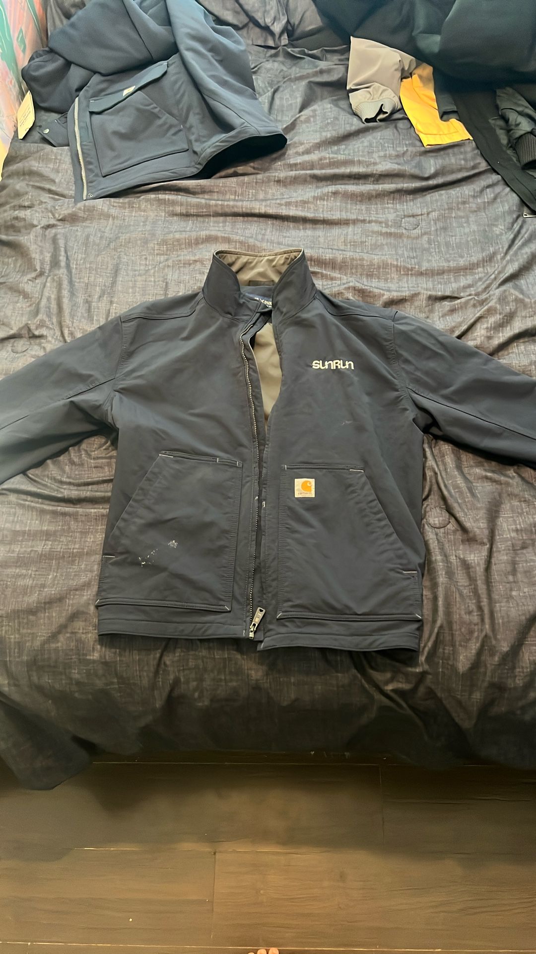 Navy Blue Carhartt x Sunrun Windbreaker Large