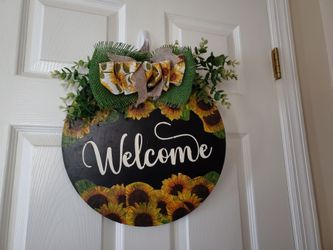 Wooden signs for door