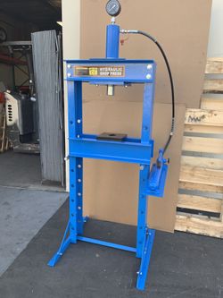 30 ton manual / hydraulic shop press new- 550.00